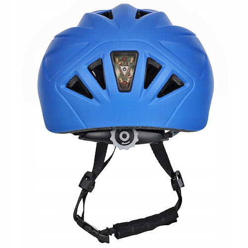 Dzieciecy kask rowerowy lamka led świecący 52-56cm