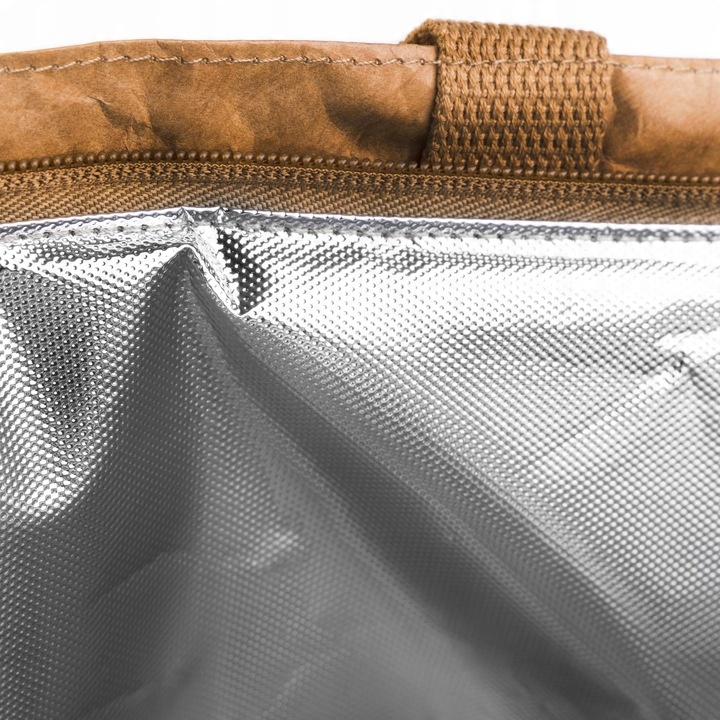 Torba termiczna z EKO materiałów plażowa na zakupy piknik 12 L 32x13x36 cm