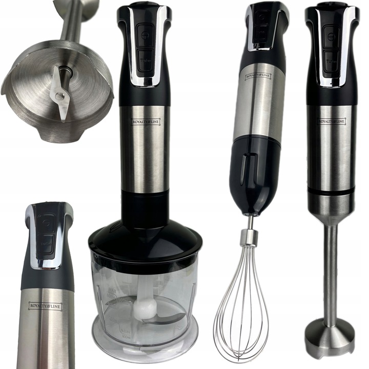 BLENDER RĘCZNY MIKSER WIELOFUNKCYJNY ZESTAW TURBO