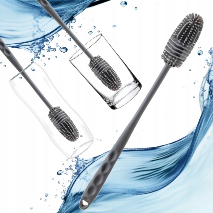 Zestaw 6x Filtr do butelki Dafi Soft Solid biały/jasny szary + szczoteczka