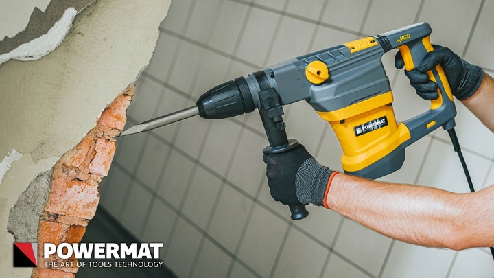 MŁOT UDAROWY OBROTOWY SDS MAX 2800W 18J WALIZKA ZESTAW REGULACJA OBROTÓW