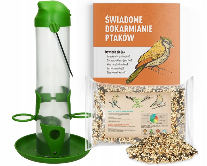 KARMNIK WISZĄCY UCHWYT KARMIDŁO NA POKARM KARMĘ DLA PTAKÓW W ZIMIE TRIXIE