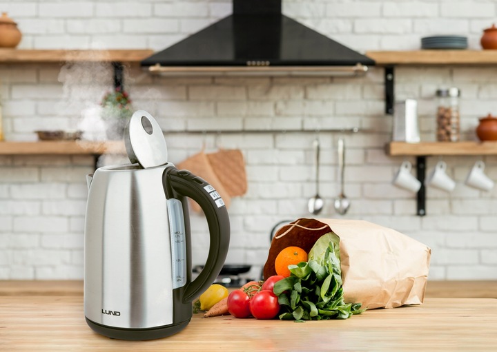 CZAJNIK ELEKTRYCZNY 2200W 1,7L STAL NIERDZEWNA Z REGULACJĄ TEMPERATURY LUND