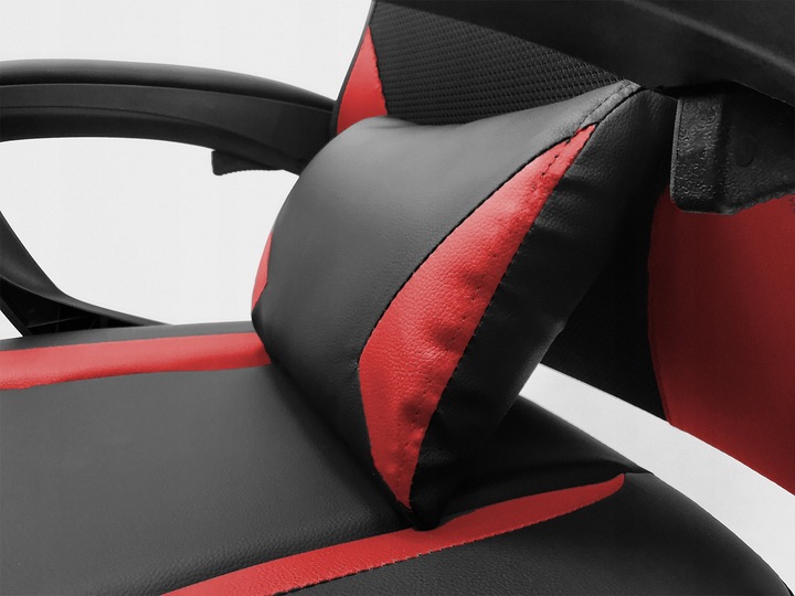 FOTEL GAMINGOWY DLA GRACZA BIUROWY KOMPUTEROWY OBROTOWY PODNÓŻEK KG100 B&R