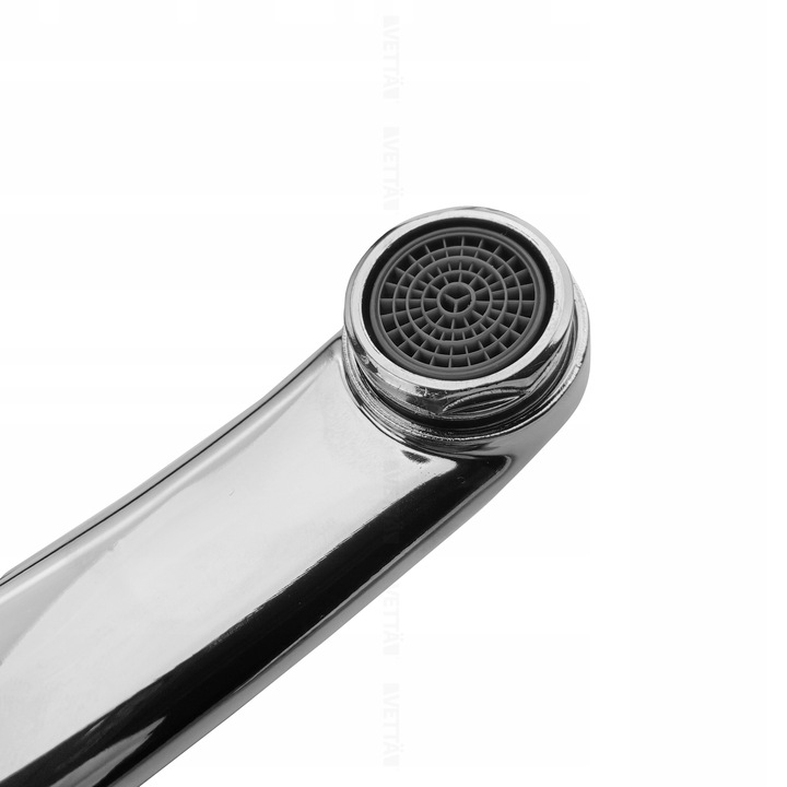 Bateria umywalkowa stojąca kran do umywalki zlewu chromowa niska VETTÄ