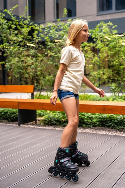 Rolki Regulowane RAVEN Drill Mint/Pink 34-37