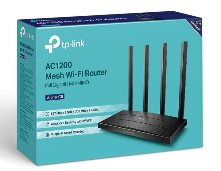 Router TP-LINK Archer C6 AC1200 Serwer VPN WPS wif