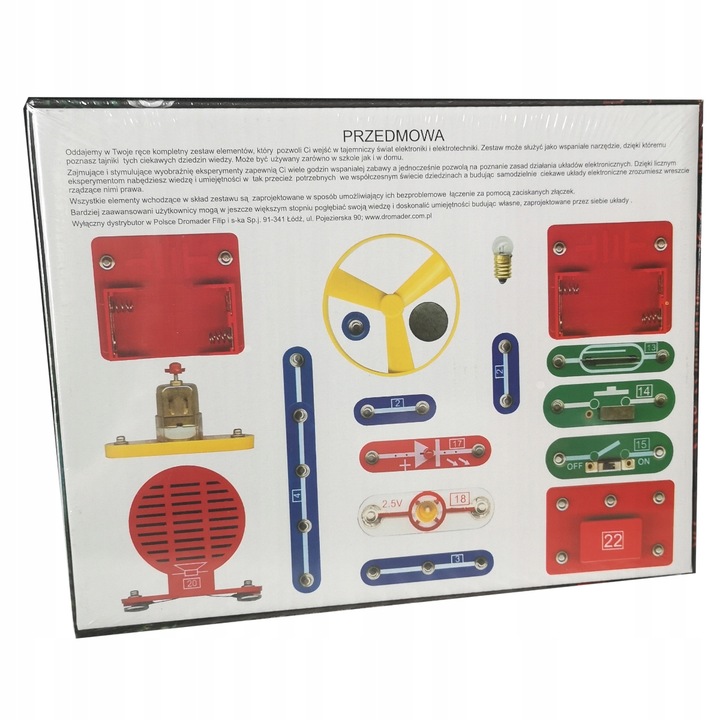 Sekrety elektroniki 80 eksperymentów zestaw 85958 Dromader