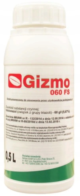GIZMO 060 FS zaprawa do zbóż grzybobójcza 0,5l