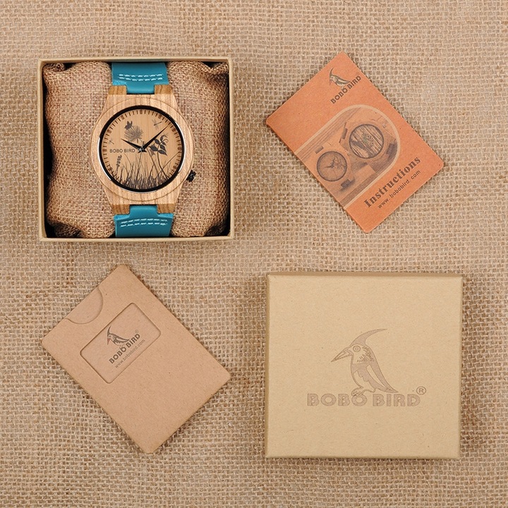 Drewniany zegarek BOBO BIRD P20-6 Unisex Bobobird