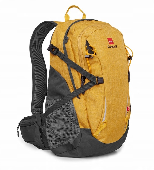 WYGODNY WENTYLOWANY PLECAK MIEJSKI CAMPUS MULLACO | POJEMNOŚĆ 30L | ŻÓŁTY