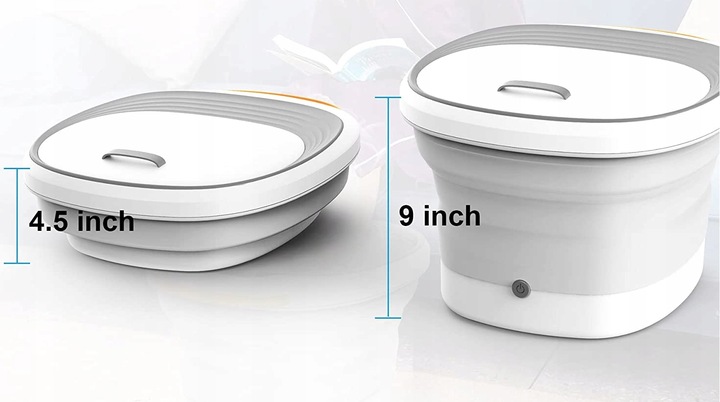 SKŁADANY MASAŻER WODNY DO STÓP PODCZERWIEŃ +PILOT