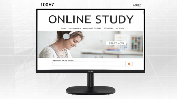 Monitor 23,8" MSI PRO MP245V | 1920x1080 (FHD) | 100Hz | 1ms | VA | 16:9 |