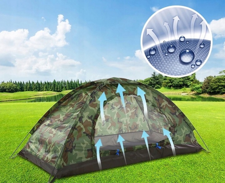 NAMIOT 3 OSOBOWY WĘDKARSKI TURYSTYCZNY WOJSKOWY SZYBKO ROZKŁADANY