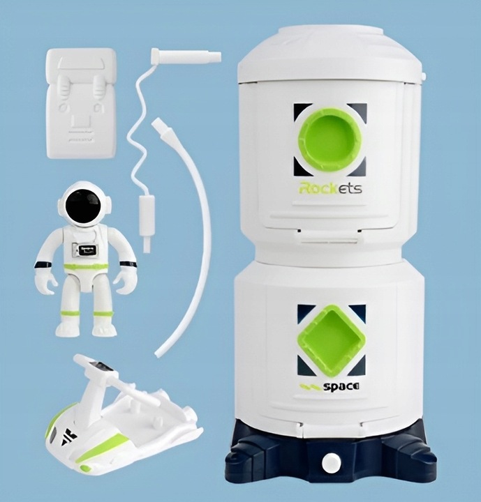 Zestaw Stacja Kosmiczna Wahadłowiec Łazik Figurki Astronautów dla dzieci 3+