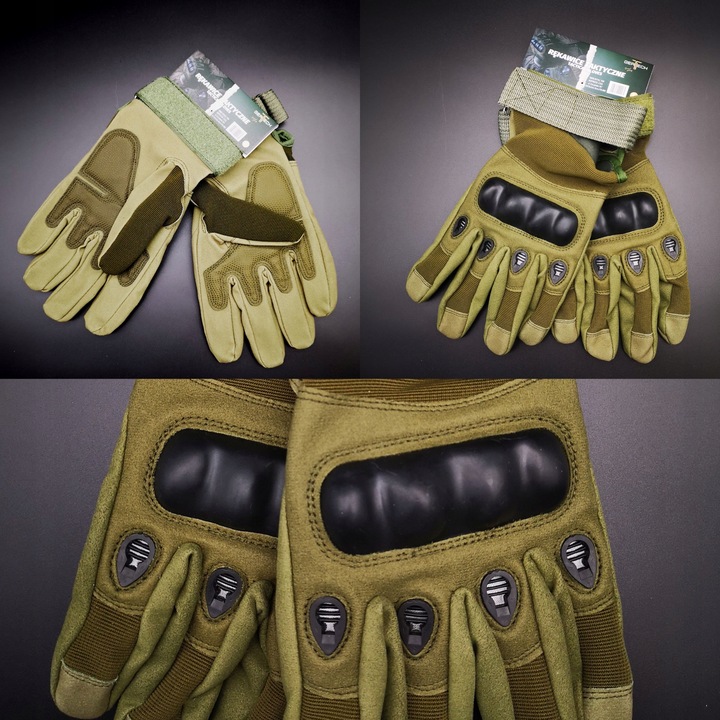 RĘKAWICE TAKTYCZNE WOJSKOWE Mocne Rękawiczki WZMOCNIONE SURVIVAL GERTECH XL