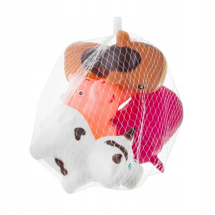 AKUKU ZABAWKI DO KĄPIELI KĄPIELOWE WANNY 4szt