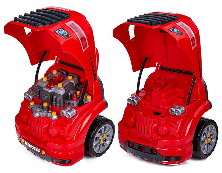 ZESTAW WARSZTAT MECHANIKA SAMOCHÓD SILNIK DO ROZKRĘCANIA AUTO Pilot Dźwięk