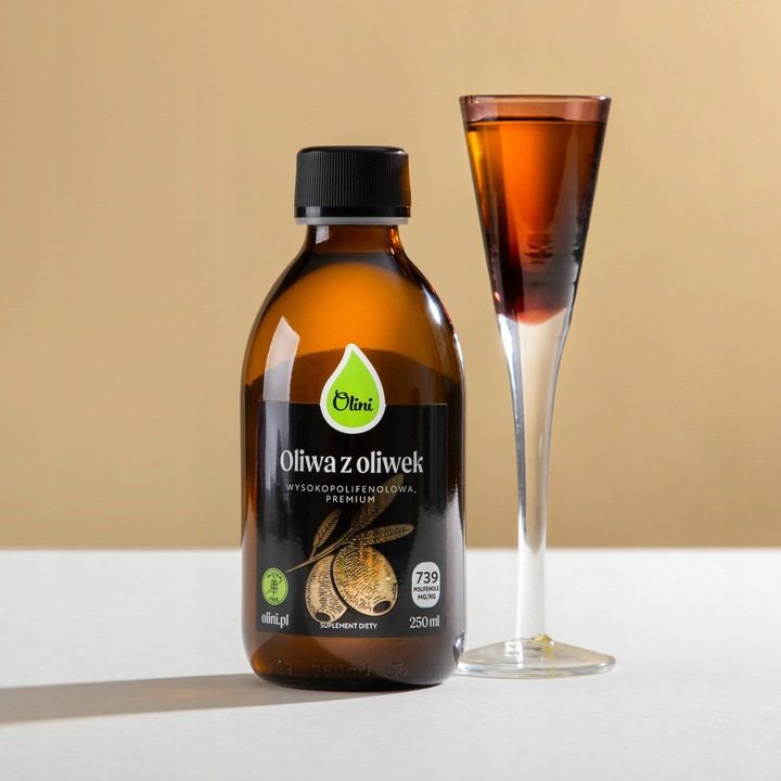 Oliwa z oliwek wysokopolifenolowa PREMIUM extra virgin 250 ml