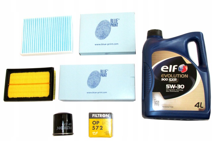 KOMPLET ZESTAW FILTRÓW TOYOTA AYGO 2 II 1.0