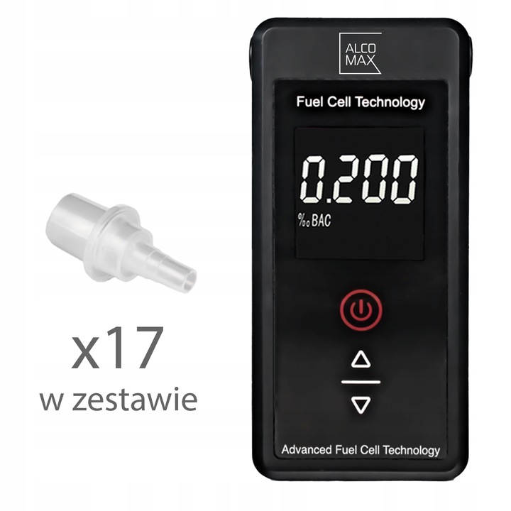 Profesjonalny Alkomat METEO AX7 +17 USTNIKÓW