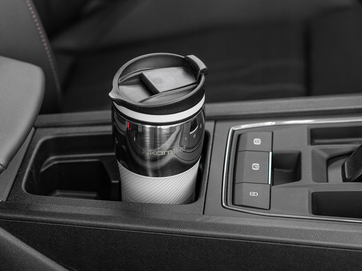 KUBEK TERMICZNY stalowy TERMOS do kawy herbaty szczelny KAMILLE 320ml