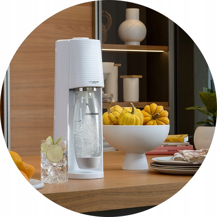 SODASTREAM TERRA Saturator zestaw 2 Butelki 1L + Butelka 0.5l + Syrop Pepsi