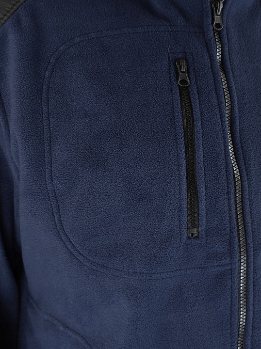 GRUBY POLAR ROBOCZY Bluza robocza POLAROWA z odpinanym KAPTUREM WZMOCNIONA