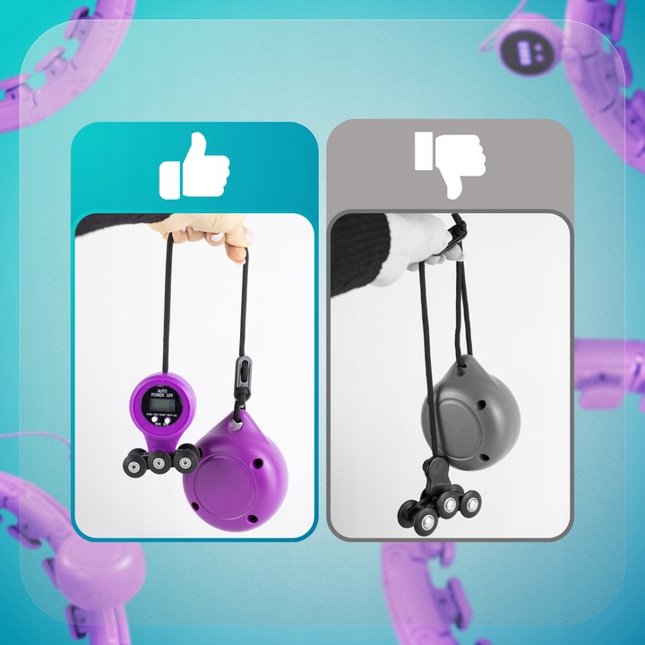 HULA HOP Z LICZNIKIEM I OBCIĄŻENIEM ODCHUDZAJĄCE KOŁO DO ĆWICZEŃ PLUS SIZE