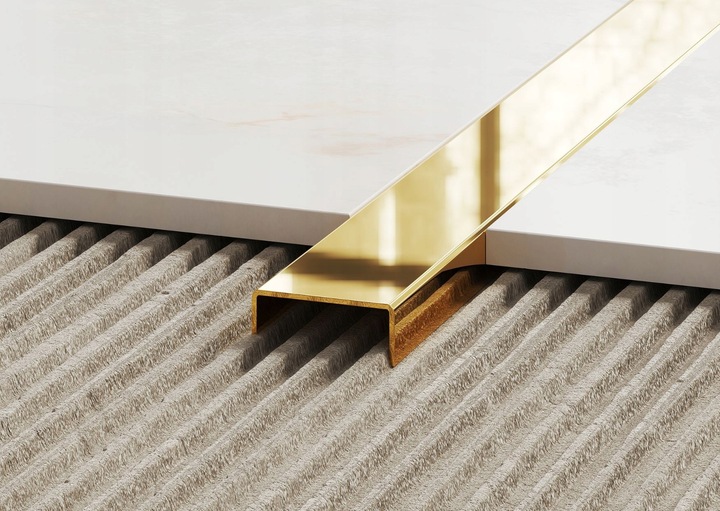 LISTWA ZŁOTA DEKORACYJNA DO PŁYTEK C 2cm x 270cm GOLD