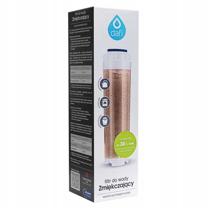 WKŁADY DAFI WĘGLOWY POLIPROPYLENOWY ŻYWICZNY 4szt