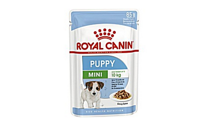 12 x Royal Canin Mini Puppy dla szczeniąt / KAWAŁKI W SOSIE 85g