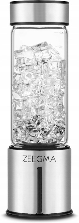 Blender Przenośny Bezprzewodowy DUŻY 465ml 300W ZEEGMA Go Plus SREBRNY