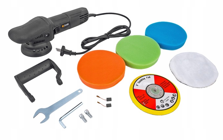 POLERKA SAMOCHODOWA MIMOŚRODOWA OSCYLACYJNA DA Z REGULACJĄ 3 X GĄBKA MP0446