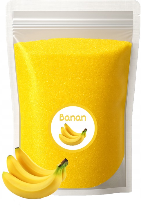 Cukier Kolorowy i Smakowy 4x 1kg Doypack Do Waty Cukrowej Zestaw