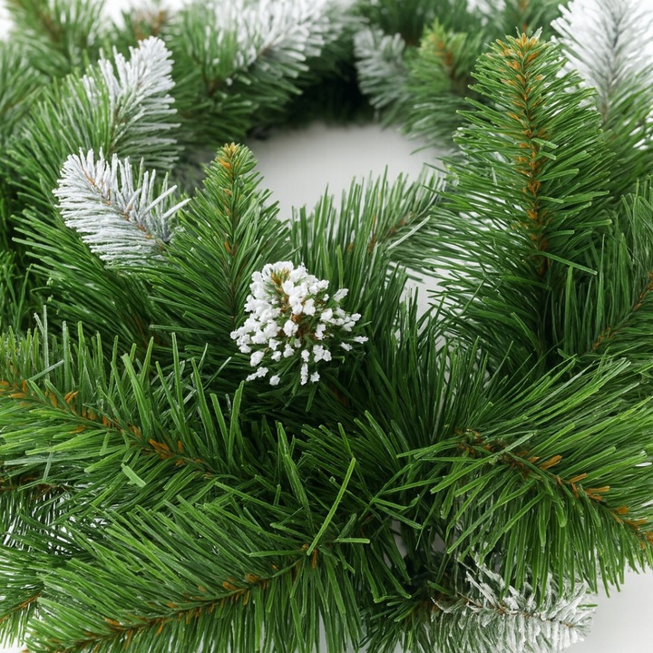 WIANEK ŚWIĄTECZNY GĘSTY OZDOBA ŚWIĄTECZNA NA DRZWI STÓŁ WIENIEC ZIELONY 65