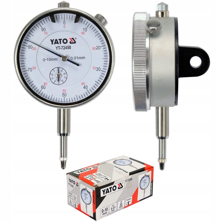 STATYW MAGNETYCZNY CZUJNIKA ZEGAROWEGO + CZUJNIK ZEGAROWY 0-10MM bicia Yato