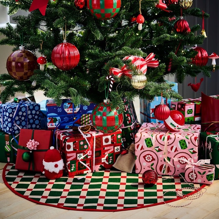 IKEA VINTERFINT Mata Dywanik pod choinkę KRTATA 100 cm