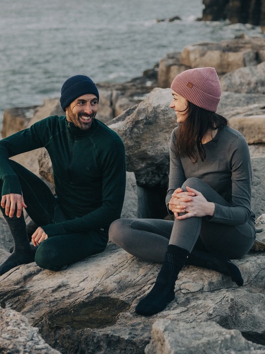 Zimowa Czapka Wełniana Beanie Merino DANISH ENDURANCE Uniseks Termokatywna