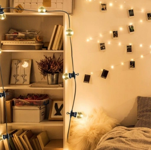 GIRLANDA LAMPKI SIECIOWE SZNUR 8M 10Żar na TARAS L