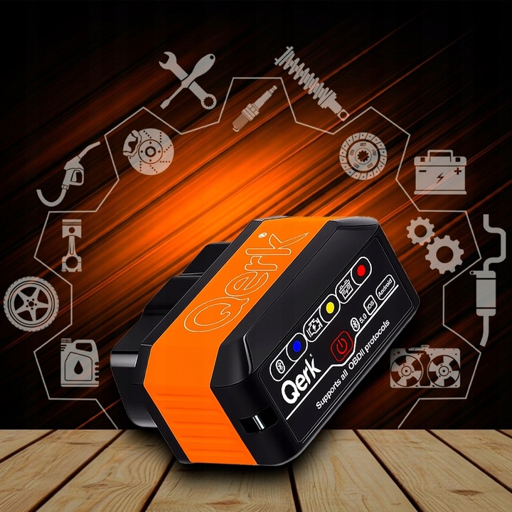 INTERFEJS DIAGNOSTYCZNY Qerk KW905 OBD2 ELM327 BLUETOOTH 5.0 TESTER POLSKI