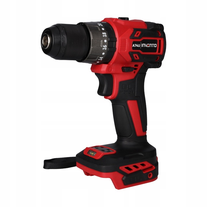 Wiertarko wkrętarka udarowa akumulatorowa 3/8" INVENTO A74U samo urządzenie