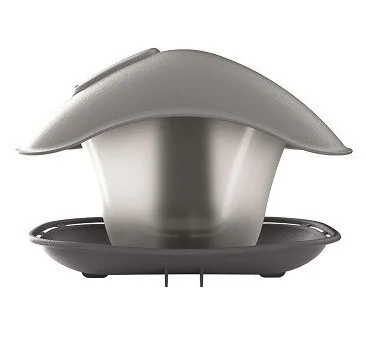 Karmnik dla ptaków BIRDYFEED SQUARE-szary kamienny