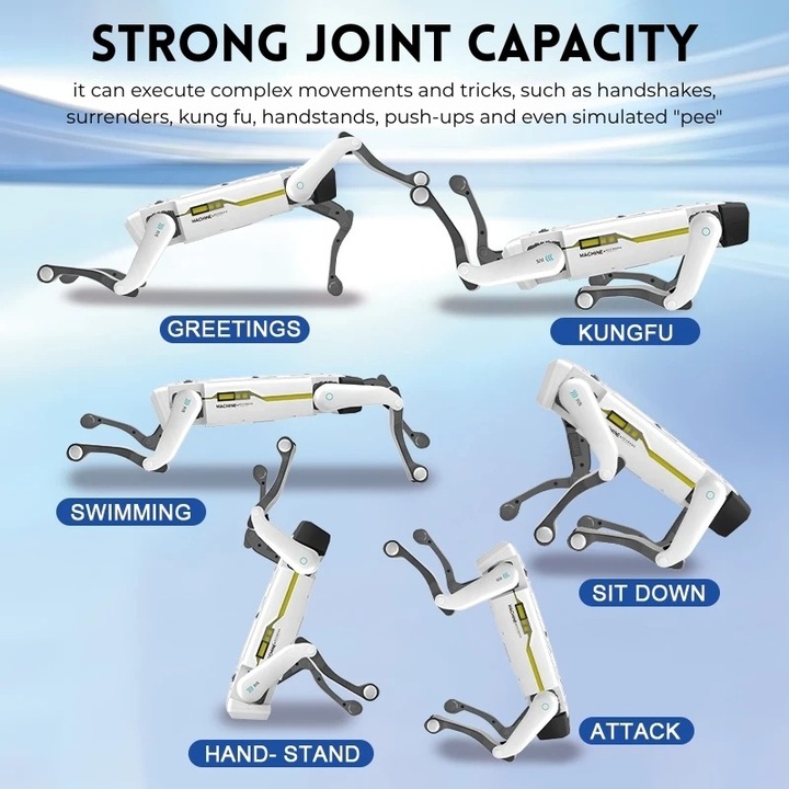 iUni 8002 Inteligentny Robot Pies, Zdalne Sterowanie, Ponad 25 Funkcji