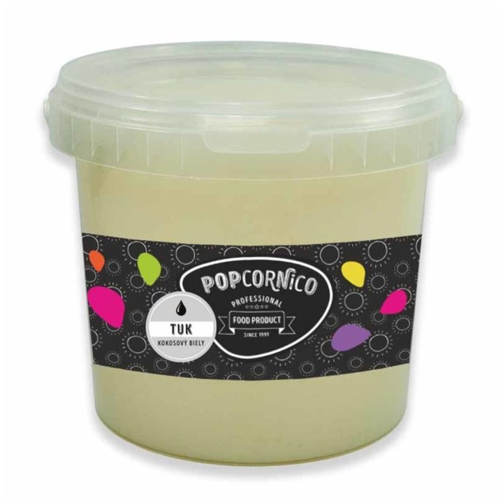 TŁUSZCZ KOKOSOWY DO POPCORNU 1KG POPCORN W DOMU
