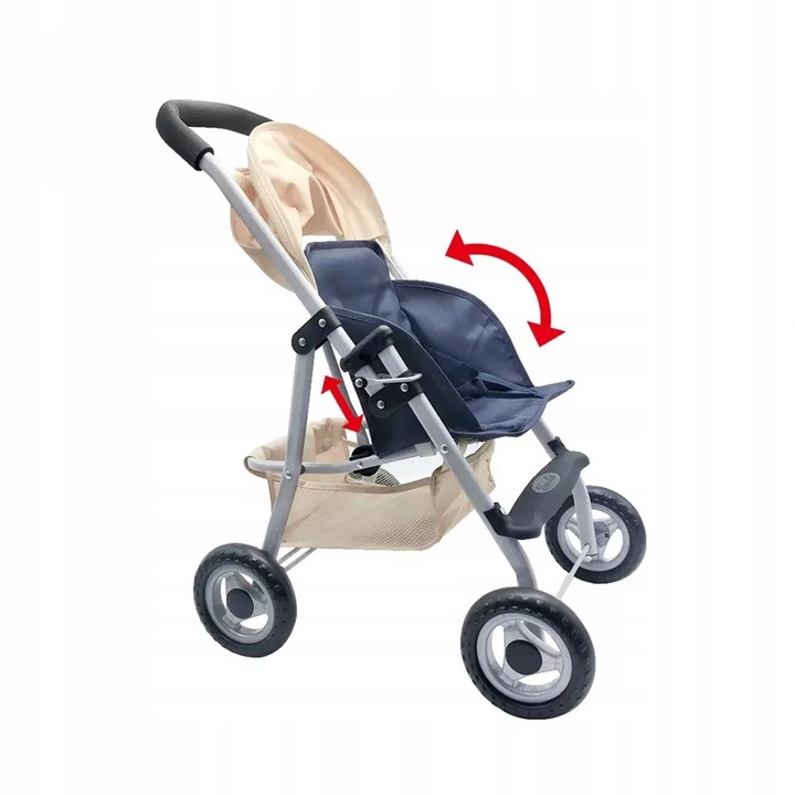 Wózek spacerówka dla lalki Super Lekki