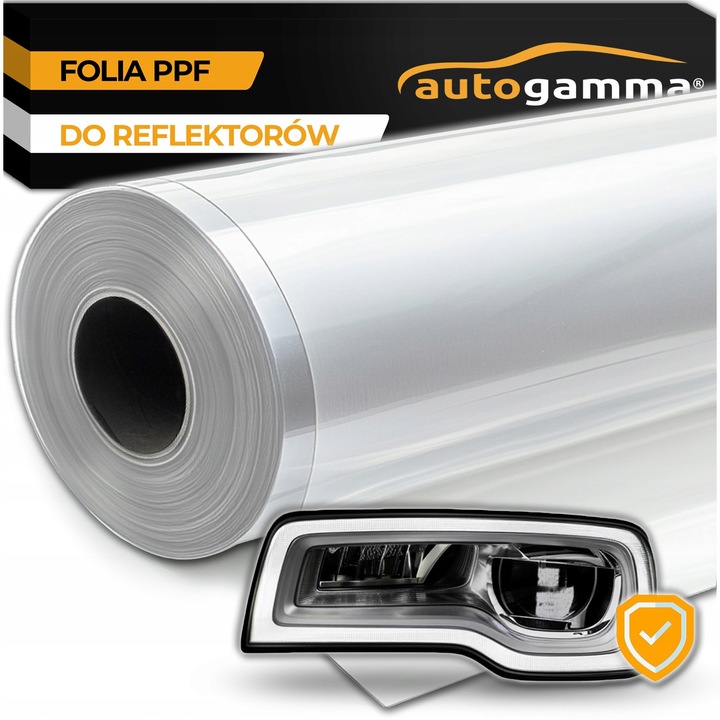 Folia PPF Do Reflektorów Lamp Samochodowych 30x100cm Premium Clear