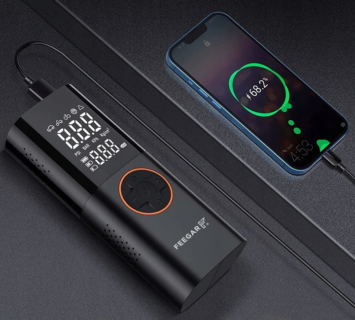 Feegar Pompka elektryczna Kompresor do auta 12V