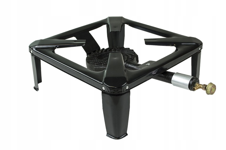 ŻELIWNY TABORET GAZOWY PALNIK ZESTAW REDUKTOR WĄŻ SOLIDNY TRWAŁY