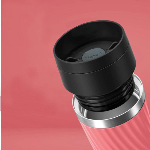 Kubek termiczny Classic Twist 0.36L różowy silikonowa osłona